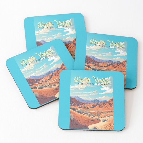 Item preview, Death Valley National Park Illustration Retro designed and sold by KrisSidDesigns.