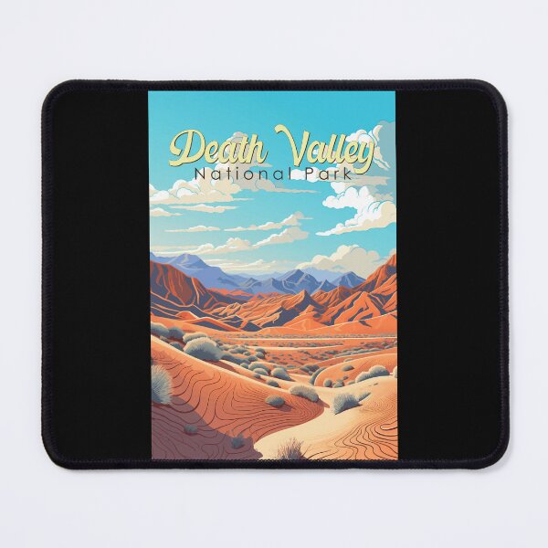 Item preview, Death Valley National Park Illustration Retro designed and sold by KrisSidDesigns.