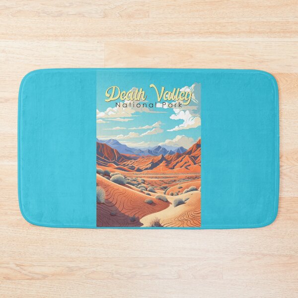 Item preview, Death Valley National Park Illustration Retro designed and sold by KrisSidDesigns.
