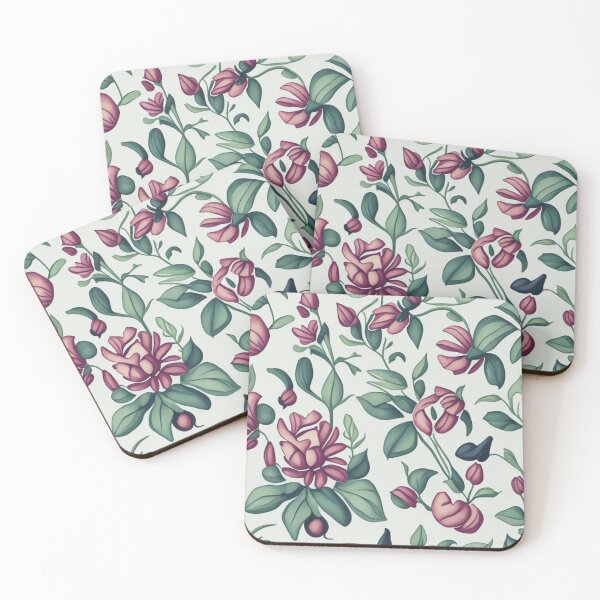 Item preview, Vintage Flower Pattern designed and sold by Alahchin Art.