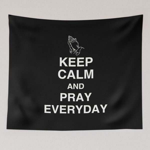 Item preview, Keep Calm and Pray Everyday designed and sold by NewFaithApparel.