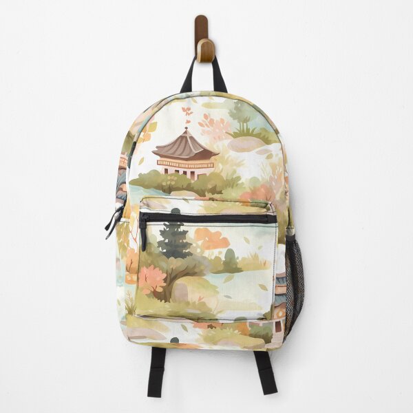 Item preview, Tranquil Japanese Garden Pattern | Zen-Inspired Designs | Serene Nature designed and sold by KameliaStudio.