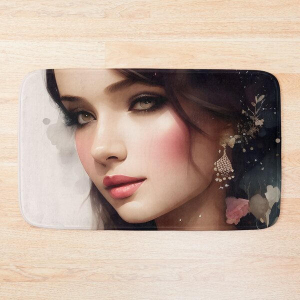 Item preview, Enchanting Woman Watercolor Portrait - Cool Art designed and sold by joejiing.