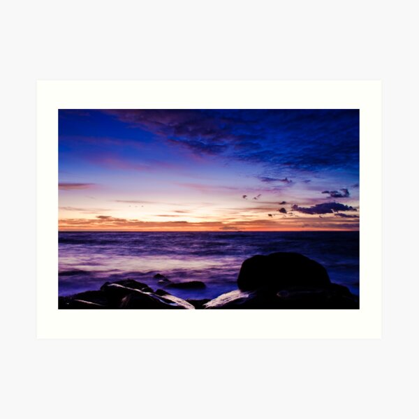 Sunrise @ Clovelly Art Print