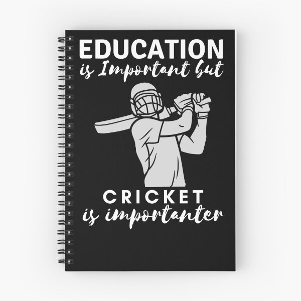 Item preview, Education is Important but cricket is importanter designed and sold by BarDesign.