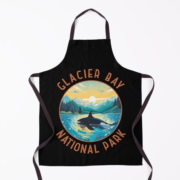 Item preview, Glacier Bay National Park Orca Distressed Circle designed and sold by KrisSidDesigns.