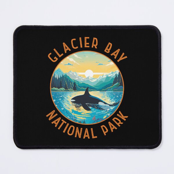 Item preview, Glacier Bay National Park Orca Distressed Circle designed and sold by KrisSidDesigns.