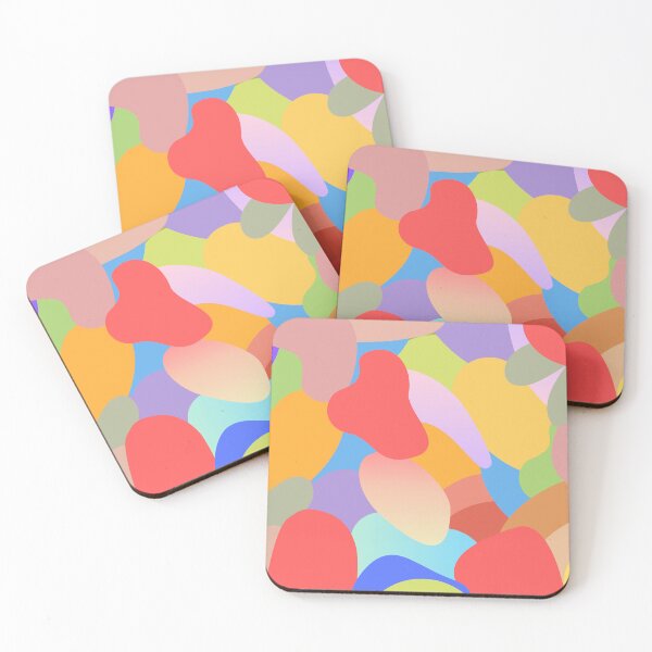 Item preview, Abstract Coloured Blobs designed and sold by GasconyPassion.