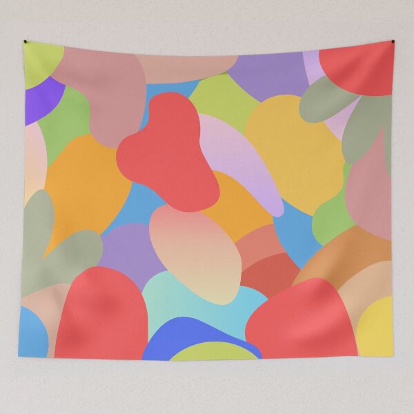 Item preview, Abstract Coloured Blobs designed and sold by GasconyPassion.