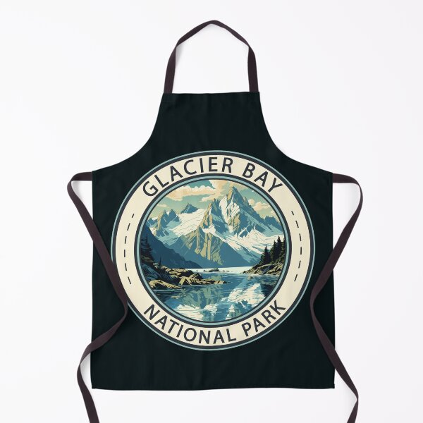 Item preview, Glacier Bay National Park Illustration Travel Art designed and sold by KrisSidDesigns.