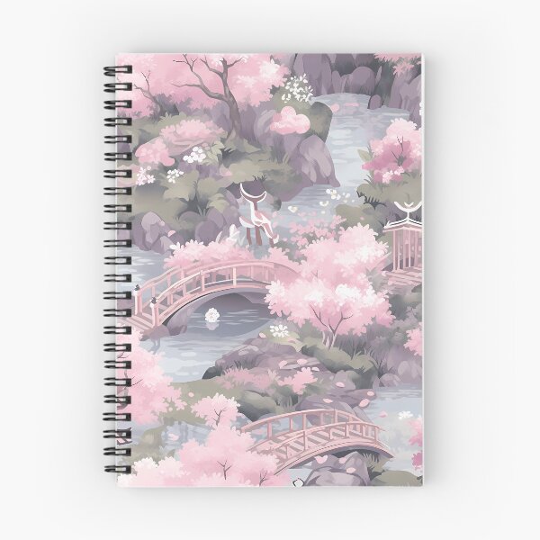 Item preview, Tranquil Japanese Garden Pattern | Zen-Inspired Designs | Serene Nature designed and sold by KameliaStudio.