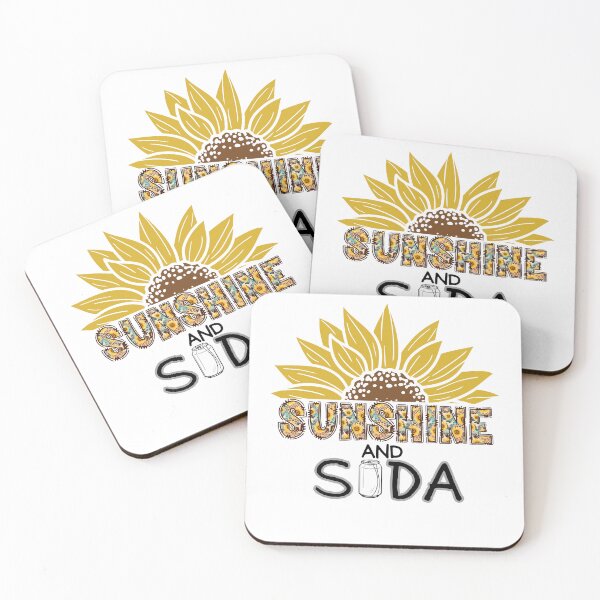 Item preview, Sunflower Sunshine and Soda Delight, SUNSHINE AND Soda designed and sold by Alaminee.