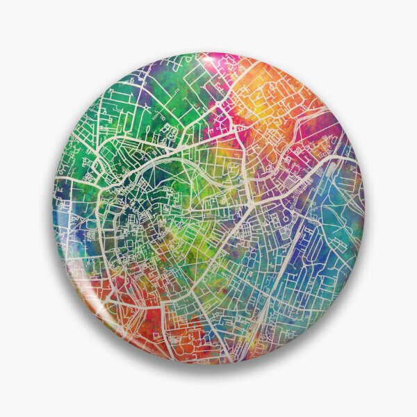 Artikelvorschau, Stadtplan von Cambridge, England entworfen und verkauft von ArtPrints.