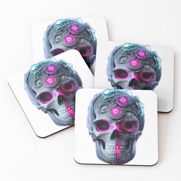 Item preview, Royal Skulls #771 | Cyber Skull designed and sold by vanderTasArt.