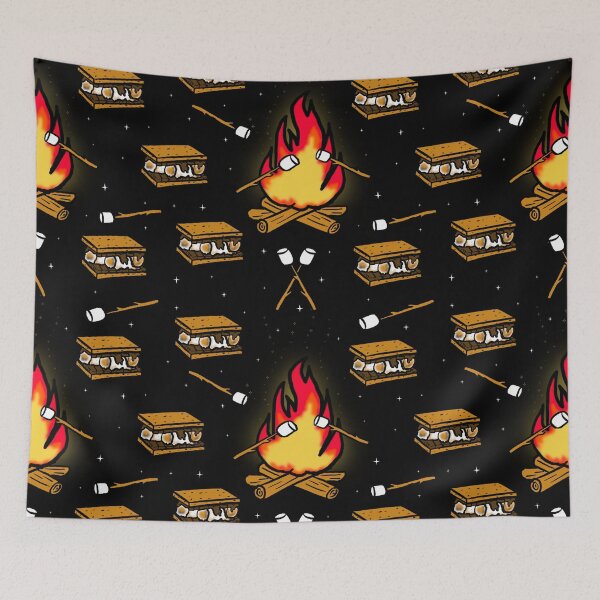Item preview, Campfire S'Mores pattern designed and sold by Quick Brown Fox Canada.