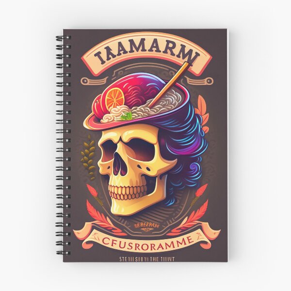 Item preview, Ramen in skull  designed and sold by kanjxtan.