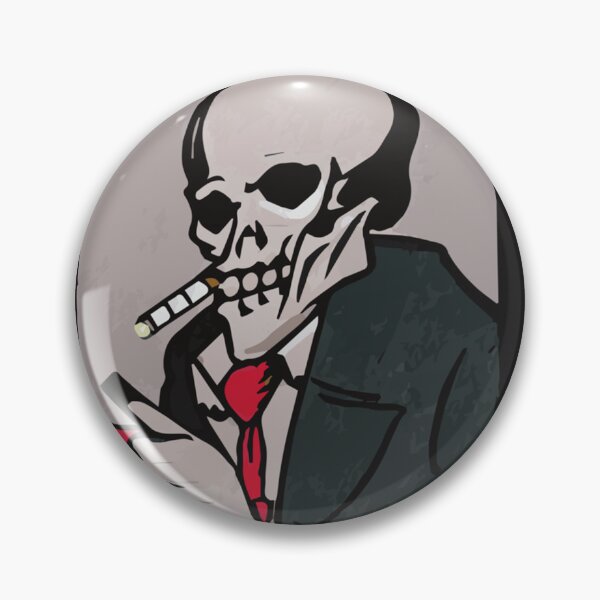 Item preview, Badass Skull designed and sold by vanderTasArt.