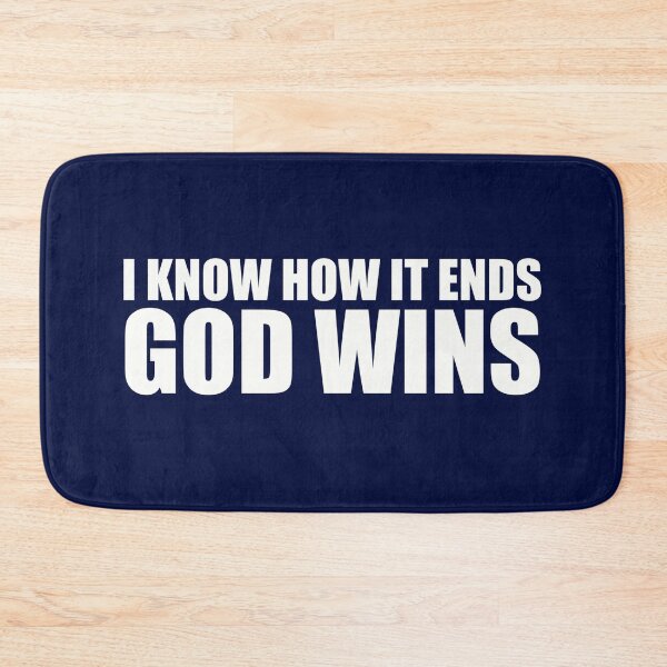 Item preview, I Know How It Ends, God Wins designed and sold by NewFaithApparel.