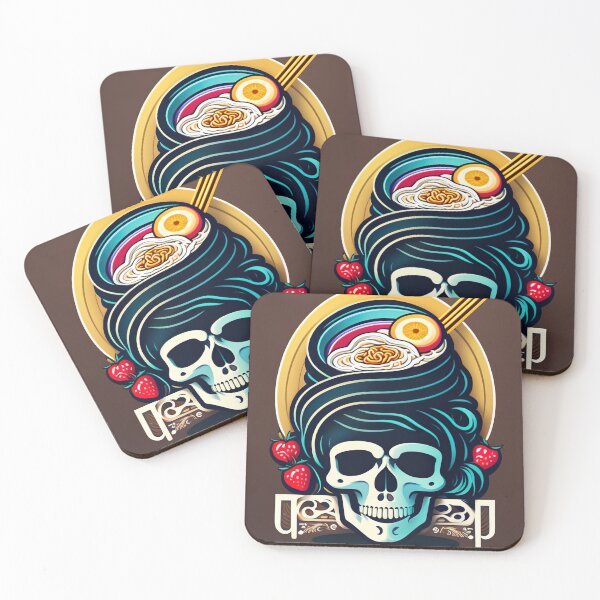 Item preview,  Ramen in skull  Pirate designed and sold by kanjxtan.