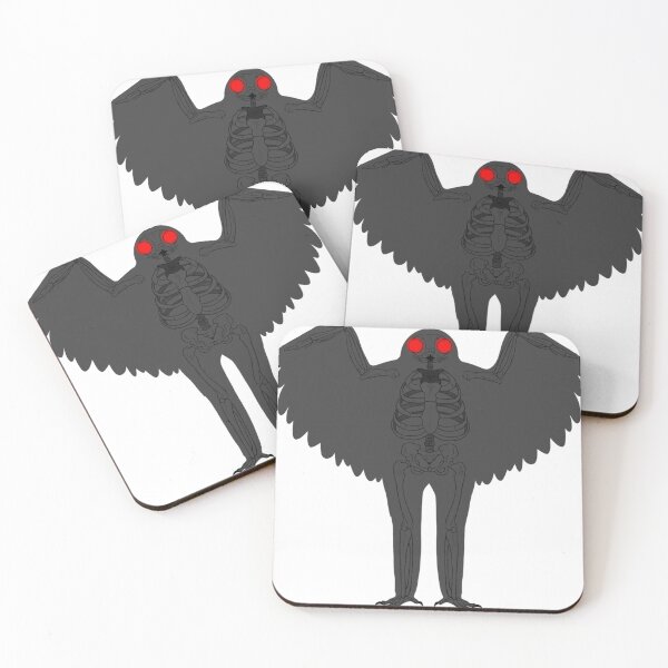 Item preview, Mothman Skeleton with Outline designed and sold by vanderTasArt.