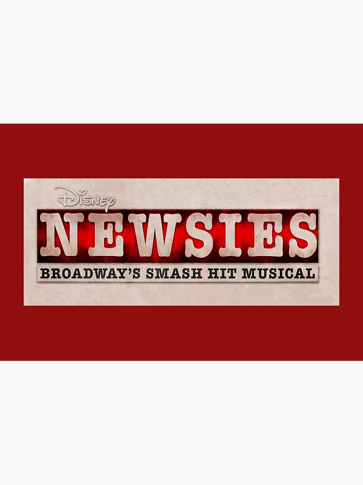 Colored Newsies Logo Laptop Skin By Emilycraig8 Redbubble