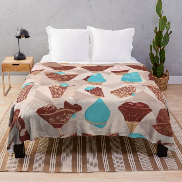 Item preview, Seamless patterns of chocolate milkshake and sweet and candy designed and sold by Starskriem.