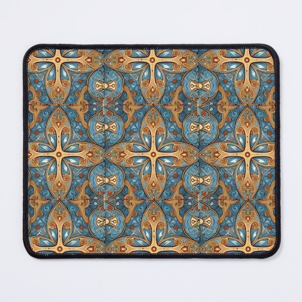 Item preview, Pysanky, Ukrainian Inspired Blue and Gold Star Pattern designed and sold by MiracleROLArt.