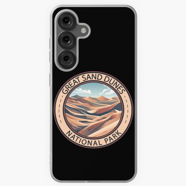 Item preview, Great Sand Dunes National Park Illustration Travel Art designed and sold by KrisSidDesigns.