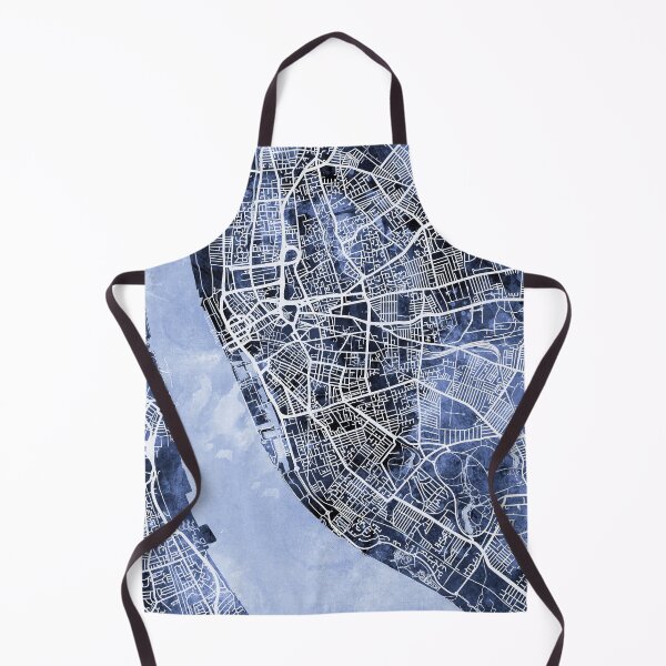 Item preview, Liverpool England City Map designed and sold by ArtPrints.