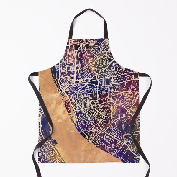 Item preview, Liverpool England City Map designed and sold by ArtPrints.
