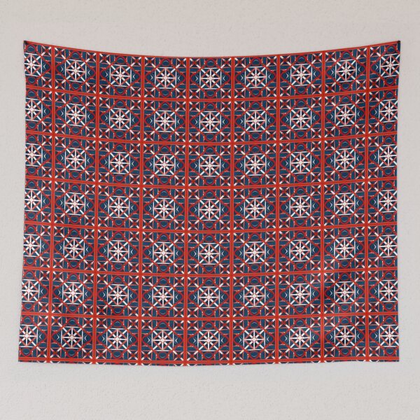 Item preview, Interconnected Squares Repeating Patterns For Fabrics And Large Surface Area Products Geometric Designs Inspired Art designed and sold by CDC40.