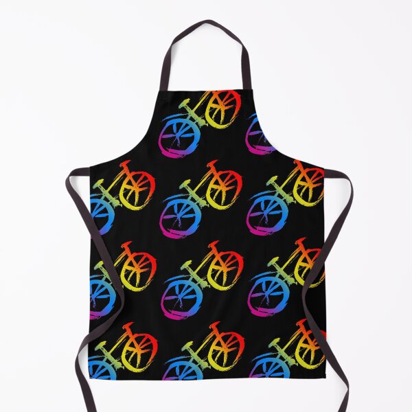 Artikelvorschau, Pride-Monat, Fahrrad im Regenbogen entworfen und verkauft von PRYMULLART.