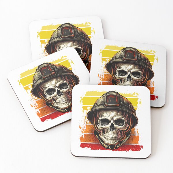 Item preview, Fighting Fire Skull designed and sold by ArtChiceric.