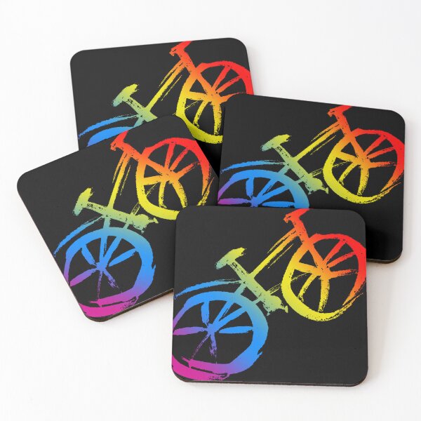 Item preview, Pride month, bike in a rainbow designed and sold by PRYMULLART.