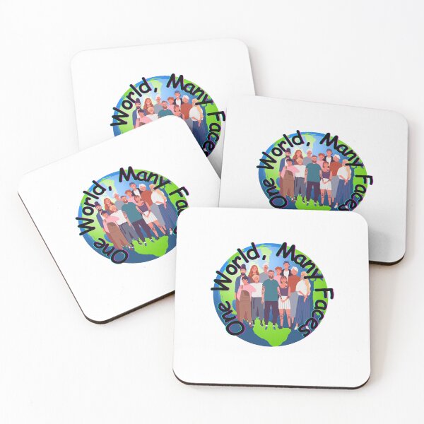 Item preview, One World, Many Faces- World Population Day designed and sold by mamolebo.