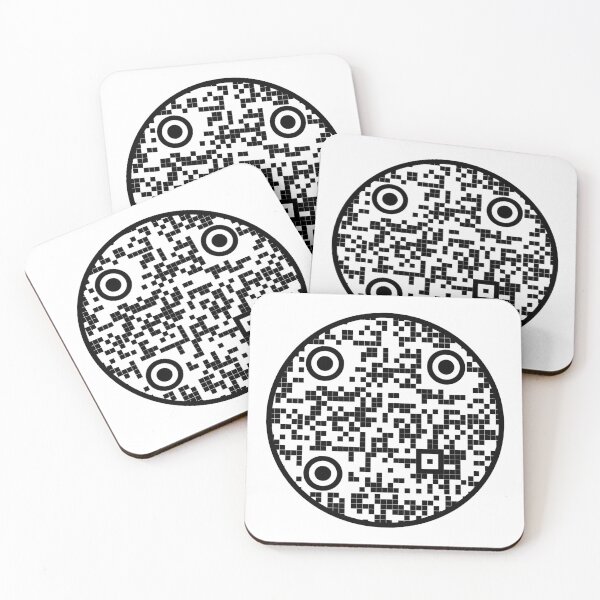 Item preview, Rick Roll QR code (black) designed and sold by mikejacox.
