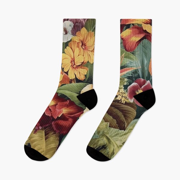Item preview, Large Tropical Floral Print - Paint 07 designed and sold by EmilyDayDreams.