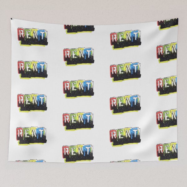 Item preview, Hand Drawn RENT Inspired Logo designed and sold by Backstage Banter.