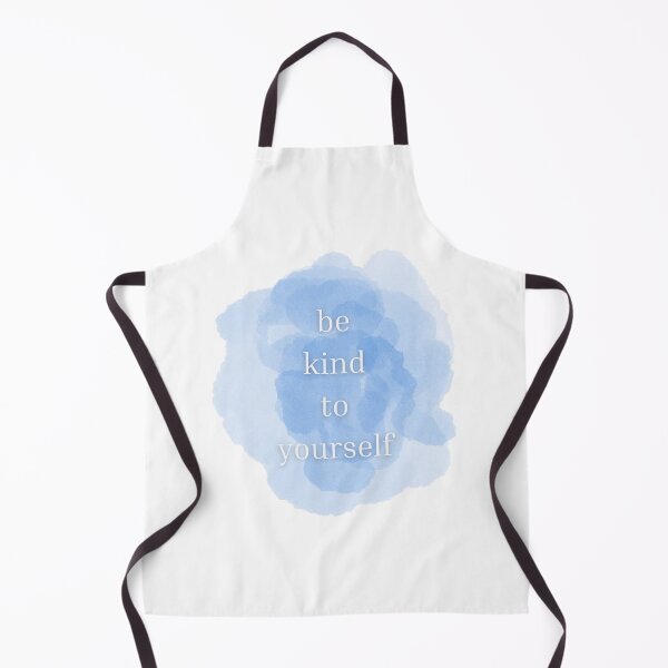 Item preview, Be Kind to Yourself Mental Health Quote Blue Watercolor designed and sold by RueBennet.