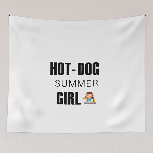 Item preview, Hot Dog Girl Summer - Funny Gifts designed and sold by sirMatys.