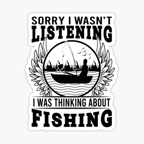 funny bass fishing gifts For Men Women fisherman Sorry I Relapsed Bigoot |  Sticker