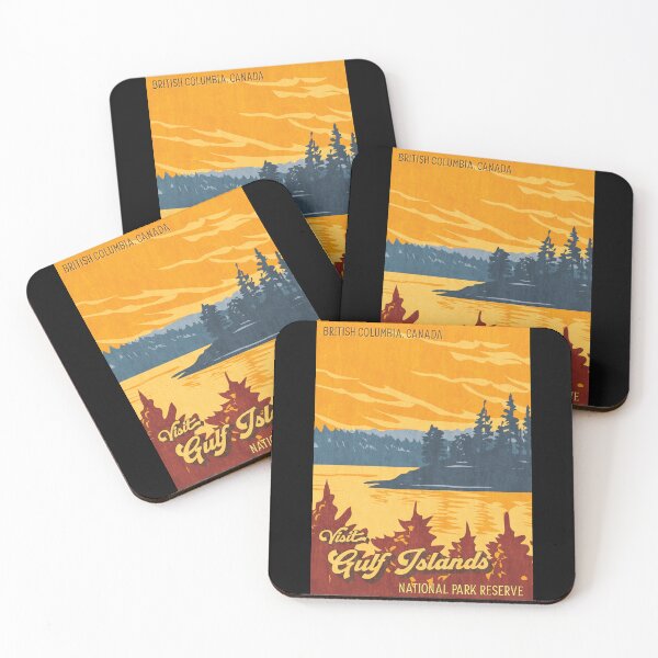 Item preview, Gulf Islands National Park Canada Poster designed and sold by JordanHolmes.