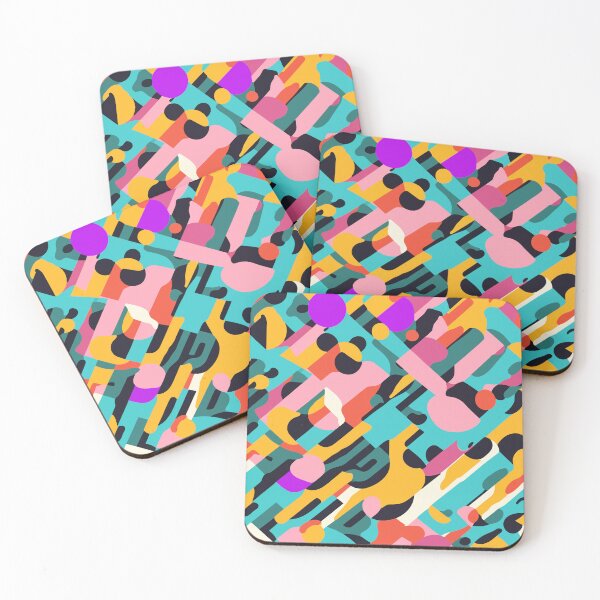 Item preview, Memphis pattern - Geometry shape patterns designed and sold by stickerbuddy01.