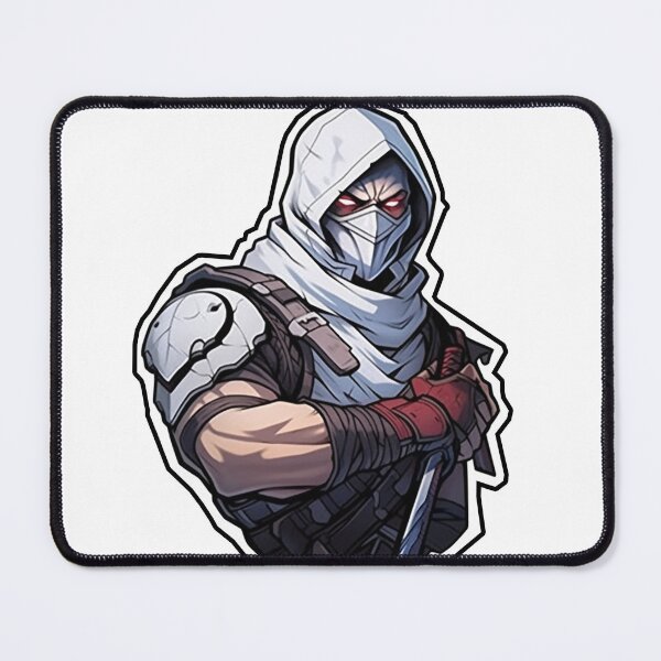 Item preview, Manga Combat White Ninja Sticker designed and sold by Drahcnayel.
