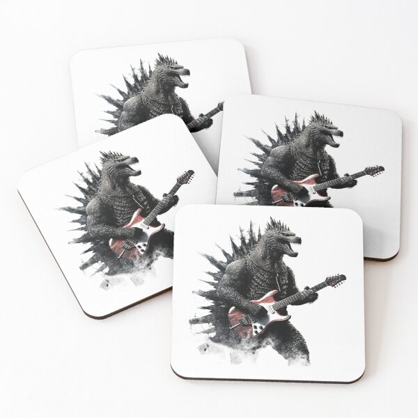 Item preview, Mutant Monster Dinosaur Playing Guitar designed and sold by NBazilenco.