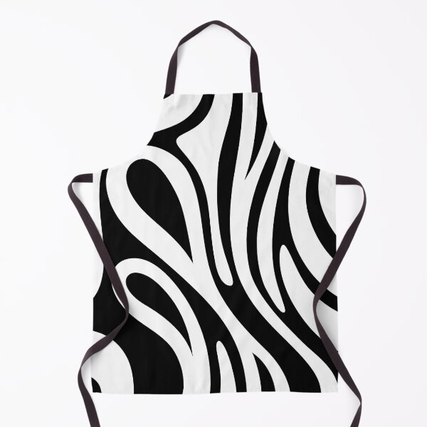 Item preview, Estampado abstracto en blanco y negro con patrón de remolino designed and sold by ThrowCushionCo.