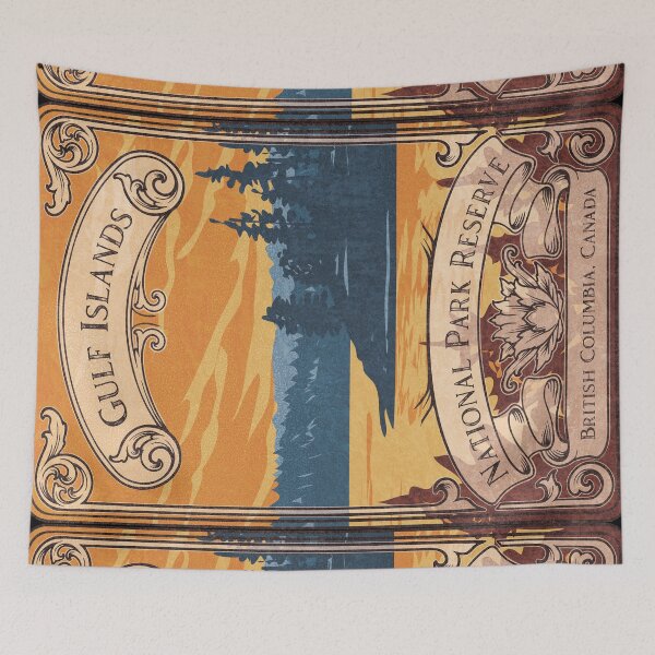 Item preview, Gulf Islands National Park Canada Vintage designed and sold by JordanHolmes.
