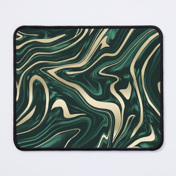Item preview, Emerald Green Black Gold Marble #3 (Photo of Foil Only - Not Reflective) designed and sold by Anita's & Bella's Art.