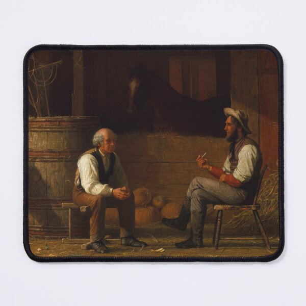 Item preview, Talking It Over | Enoch Wood Perry | 1872 American Farm Life Art designed and sold by CJET.
