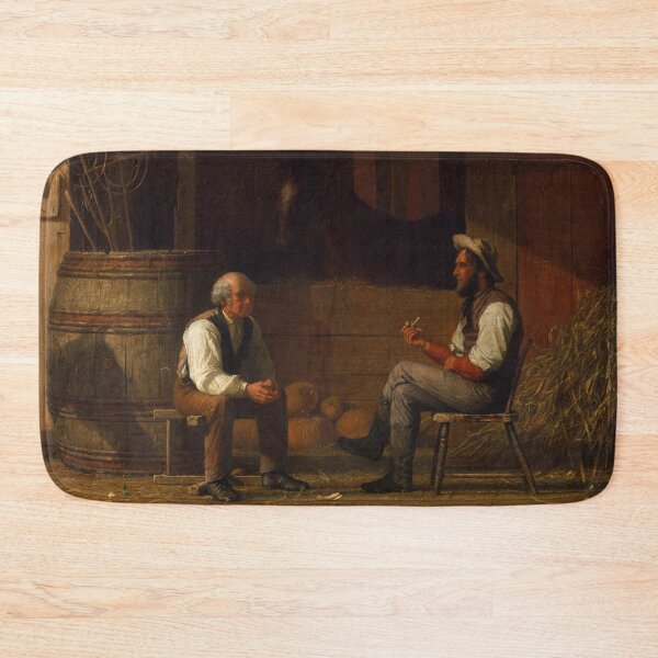 Item preview, Talking It Over | Enoch Wood Perry | 1872 American Farm Life Art designed and sold by CJET.